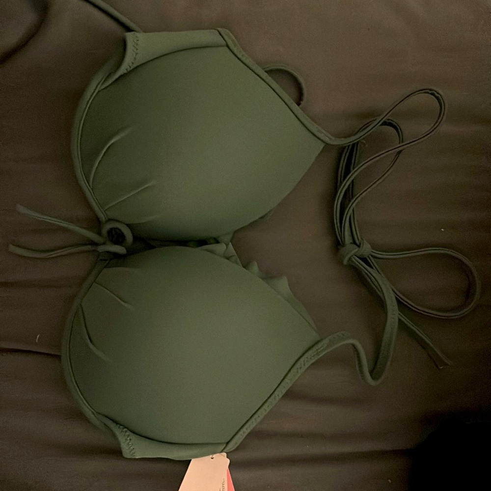 Victoria’s Secret Green Swim Top 34B